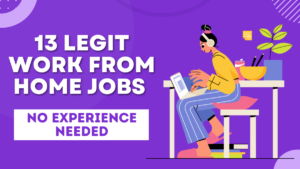 Read more about the article 13 Legit Work From Home Jobs in 2024 (No Experience Needed)