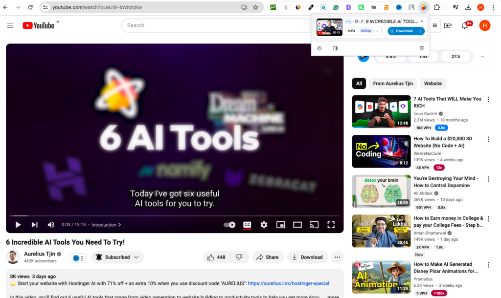 How to Download a YouTube Video For Free Using Browser Extensions?