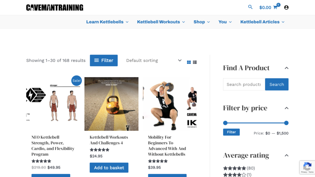 Caveman Training - best health and fitness affiliate programs