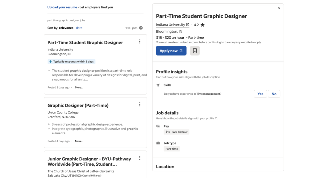 Graphic Designing online part time jobs for students