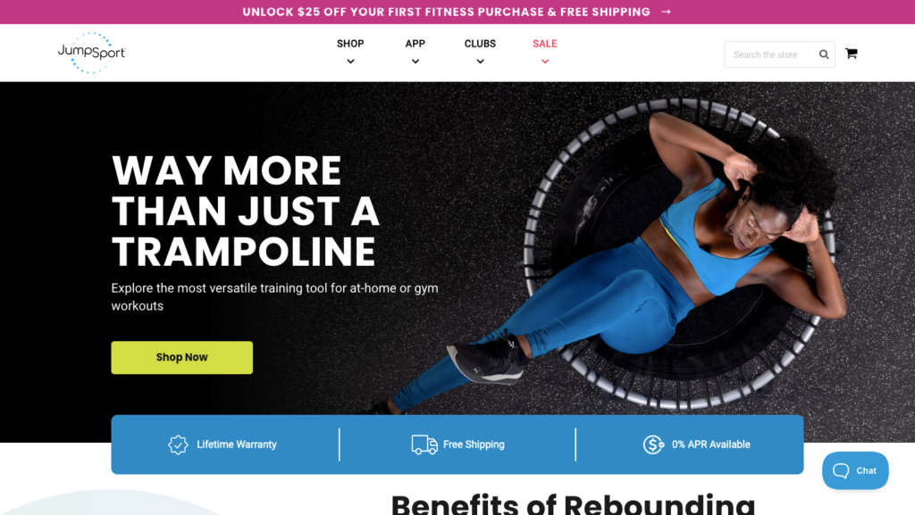 JumpSport - top health and fitness affiliate programs